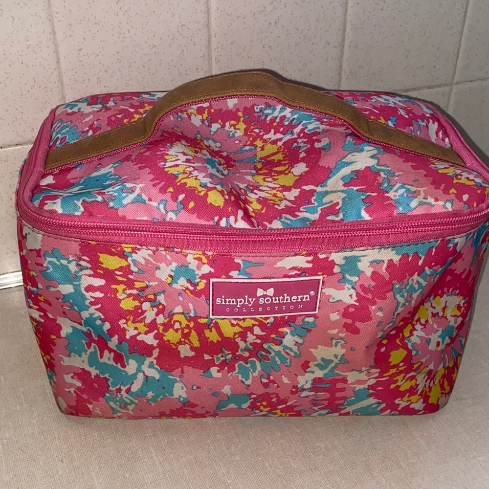Tiedye Glam Bag by Simply Southern Travel Toiletries Case